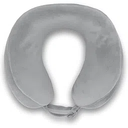 travel blue Tranquility Memory Foam Travel Pillow India (Grey)-picture-25