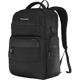 trawoc 30L Laptop Backpack TPB03 | Office & Travel Bag with 16-Inch Laptop Compartment, USB Charging Port, Suitcase-Style Opening & 3-Year Warranty-picture-18