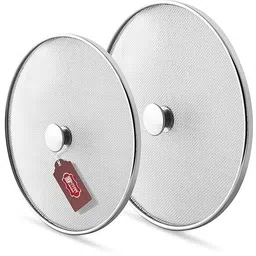 treandcard Steel Net Cover Jali| Set Of 2 (18cm & 23cm)| Milk Net Lids/Tope/Chiba 10 inch Lid Set, Pack of 2-picture-38