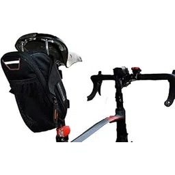 TREK 'N' RIDE Cycle Saddle Bag Large| Saddlebag with Bottle Pouch|-picture-26