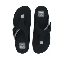 Trekiva Men Black Flexible & Durable Flip Flops Slippers-picture-37