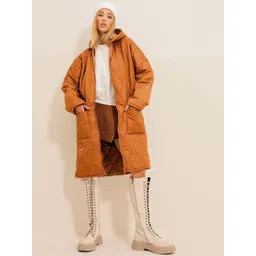 Trend Alacati stili Longline Hooded Puffer Jacket-picture-21