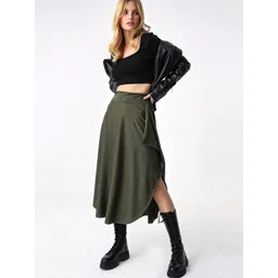 Trend Alacati stili Women Asymmetric A-Line Skirts-picture-31