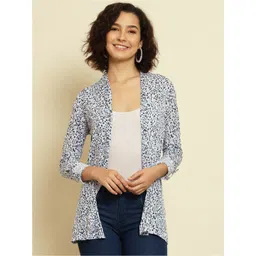 Trend Arrest Abstract Printed Cotton Shrug-picture-25