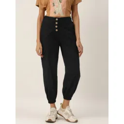 Trend Arrest Black Regular Fit Cargos-picture-18