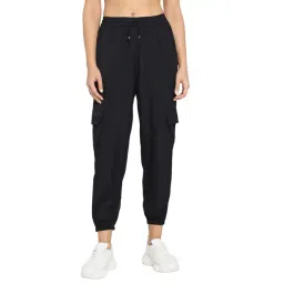 Trend Arrest Black Regular Fit Drawstring Joggers-picture-41