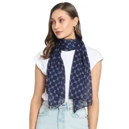 Trend Arrest Blue Printed Scarf-picture-15