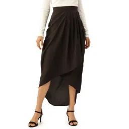 Trend Arrest Brown Midi Skirt-picture-33
