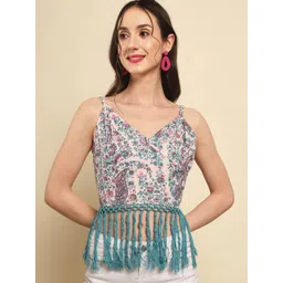 Trend Arrest Ethnic Motifs Print Top-picture-20
