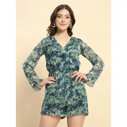 Trend Arrest Green Printed Playsuit-picture-21