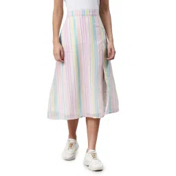 Trend Arrest Multicolor Striped Skirt-picture-11
