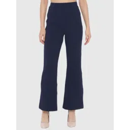 Trend Arrest Navy Straight Fit Trousers image 1