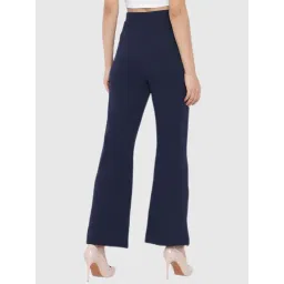 Trend Arrest Navy Straight Fit Trousers image 2