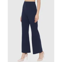 Trend Arrest Navy Straight Fit Trousers image 3