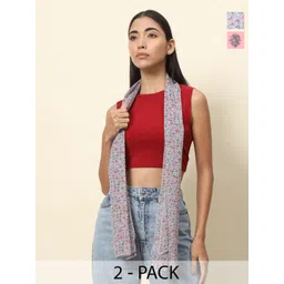 Trend Arrest Pack Of 2 Printed Scarfs-picture-22