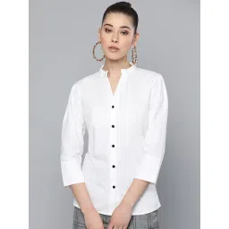 Trend Arrest White Cotton Shirt-picture-10