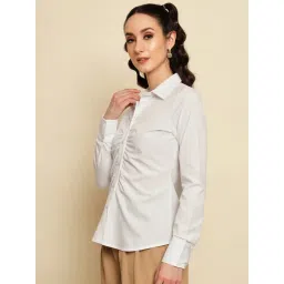 Trend Arrest White Cotton Shirt image 3