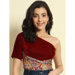 Trend Arrest Women Floral One Shoulder Top-picture-35