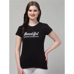 Trend Level Typography Printed Cotton T-shirt-picture-12