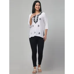 Trend Level Women Floral Embroidered Kurti image 4