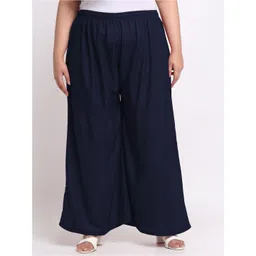 Trend Level Women Mid Rise Flared Palazzos-picture-32