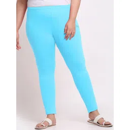 Trend Level Women Plus Size Mid-Rise Slim-Fit Ankle Length Leggings-picture-38