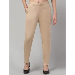 Trend Level Women Relaxed Straight Leg Woolen Trousers-picture-20