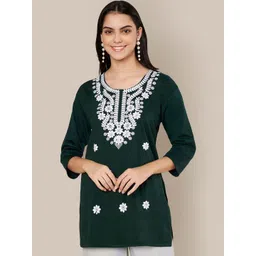 Trend Level Women Woven Design Wool Kurtas-picture-28