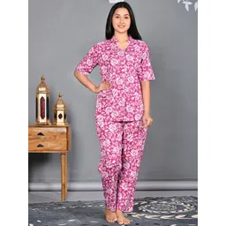 TREND ME Women Floral Printed Night suit-picture-35