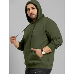 trend twist Men Full Sleeve Solid Hooded Sweatshirt-picture-15
