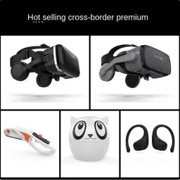 TRENDIVIBE 2X VR-SHINECON Smartphone Virtual Reality 3D Glasses for Video Games Movies image 3