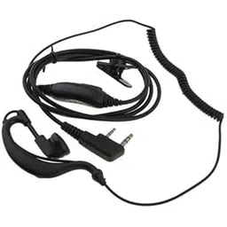 TRENDIVIBE 6x2 Pin 2 Way Radio Earpiece with Mic PTT Reel Earhanger Headphones-picture-32