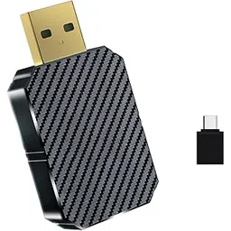 TRENDIVIBE Mini Auto Wireless Adapter Converts Wired to Wireless Accessory Repair Parts Gold-image-34