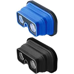 TRENDIVIBE Virtual Reality Glasses Support 3.5-5.8inch Phones Foldable for Mobile Games Blue-picture-24