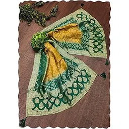 trendmalls Women's Banarasi Silk Ethnic Motiff Design Dupatta-picture-27