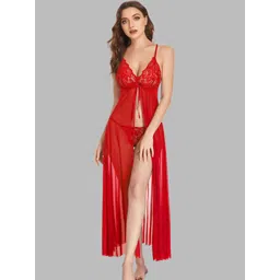 TrendVerse Self Design Shoulder Straps Baby Doll-picture-23