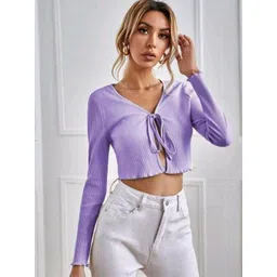 TRENDY ERA Women Party Crop Tie-Up Shrug-picture-31