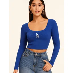 TRENDY ERA Women Ribbed Fitted Crop Top-picture-25