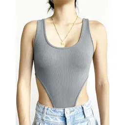 TRENDY ERA Women Round Neck Bodysuit-picture-25