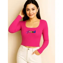 TRENDY ERA Women Solid Fitted Crop Top-picture-34