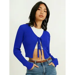 TRENDY ERA Women Tie-Up Shrug-picture-41