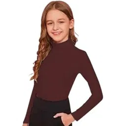 Trendy Kids Short Sleeve high Neck Top ? Everyday Essential-picture-18