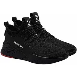 Trendy Latest Stylish Lightweigh Shoes for MenSports Shoes for MenRunning Shoes for MenSports ShoesWalking Shoes for MenGym Shoes for Men & Boys(100) J Black-picture-14