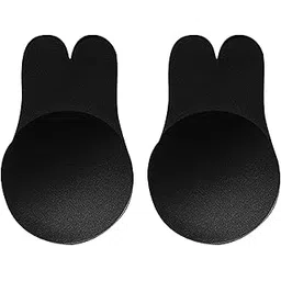 trendy look Super Fabric Invisible Pushup Nipple Cover Black-picture-37