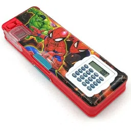 trendy one Spiderman Designed Multipurpose Printed Pencil Box for Kids Magnetic Pencil Box with Calculator and Dual Sharpener for Girls & Boys Art Plastic Pencil Box-picture-21