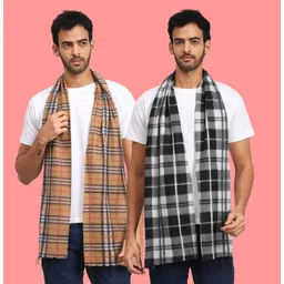 Trendy World Checkered Men Muffler-picture-28