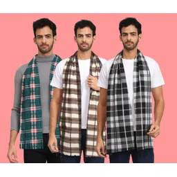 Trendy World Checkered Men Muffler-picture-33