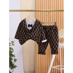 TrendyKid Girls Printed T-shirt with Trousers-picture-47