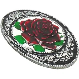 trendynest Big Red Rose Pattern Cowgirl Western Belt Buckle Woman'S Gift | Womens Accessories | Belt Buckles-picture-30