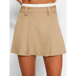 Trendyol A-line Flared Mini Skirt-picture-27